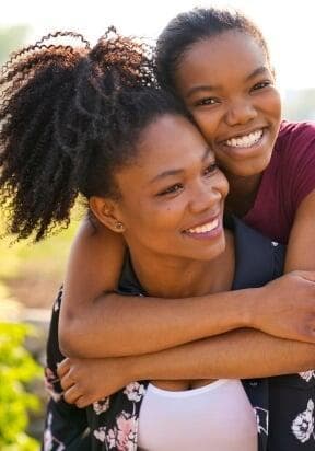 Happy family connection